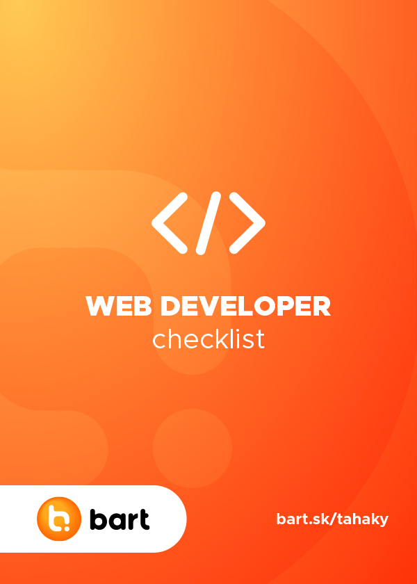 Web developer checklist